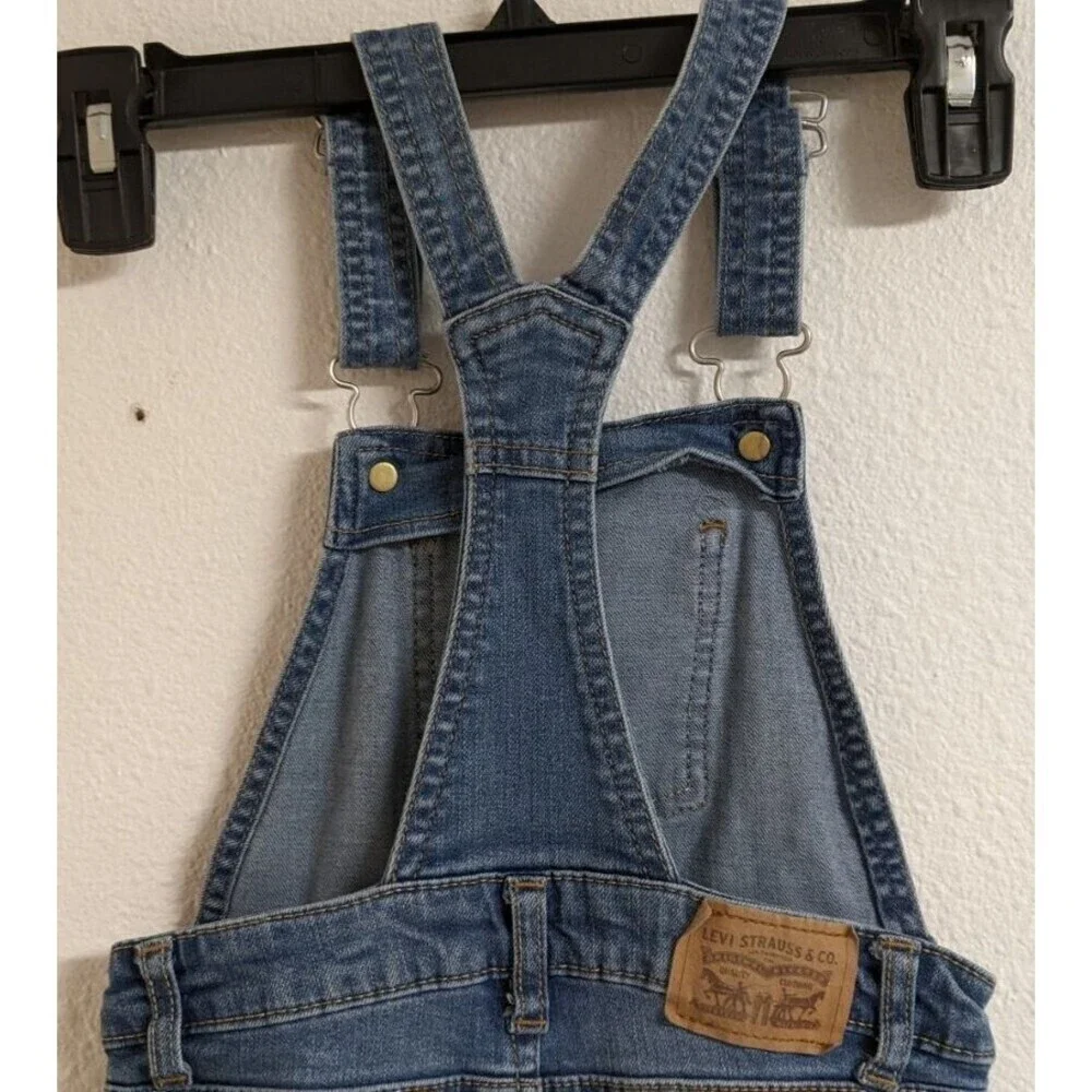 Kids LEVIS Denim Overalls with Adjustable Straps 4T